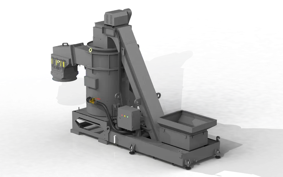 Continuous chips dryer